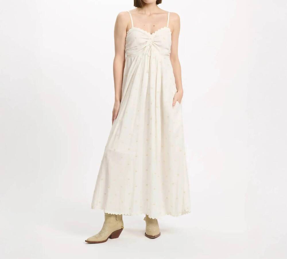 NEW MISS JUNE PARIS kahina maxi dress in off white